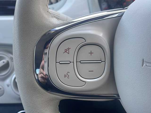 フィアット ５００ 1．2 ポップ 鳥取県 2018(平30)年 11.7万km 白 純正キーレス/ハーフレザーシート/革巻ハンドル/社外メモリナビ/フルセグ・Bluetooth/バックカメラ/ドライブレコーダー/プライバシーガラス/フロアマット/保証書・取説・スペアキー