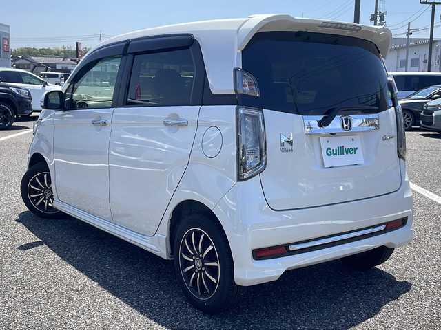 ホンダ Ｎ ＷＧＮ カスタム G Lパッケージ 島根県 2016(平28)年 1.1万km プレミアムホワイトパールⅡ 〇純正ナビ/〇地上デジタルTV（ワンセグ）/〇バックカメラ/〇ビルトインETC/〇HIDヘッドランプ/〇オートライト/〇フォグランプ/〇純正14インチアルミ/〇革巻きステアリング/〇オートエアコン/〇合皮/ファブリックコンビシート/〇スマートキー/〇禁煙車