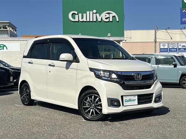 ホンダ Ｎ ＷＧＮ カスタム G Lパッケージ 石川県 2016(平28)年 1.1万km プレミアムホワイトパールⅡ 〇純正ナビ/〇地上デジタルTV（ワンセグ）/〇バックカメラ/〇ビルトインETC/〇HIDヘッドランプ/〇オートライト/〇フォグランプ/〇純正14インチアルミ/〇革巻きステアリング/〇オートエアコン/〇スマートキー/〇禁煙車