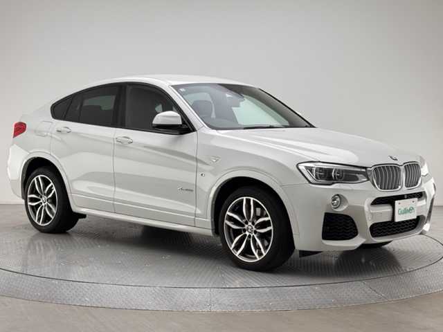 ＢＭＷ Ｘ４ xDrive 35i Mスポーツ 兵庫県 2015(平27)年 7.9万km パール 純正HDDナビ/フルセグTV CD DVD BT /バックカメラ/フロントカメラ/クルーズコントロール/衝突軽減警報/LDA/ミラー一体型ETC/レザーシート/シートヒーター/パワーシート/アイドリングストップ/HIDヘッドライト/オートライト/純正19インチアルミホイール/スマートキー/新車時保証書/取扱い説明書/点検記録簿