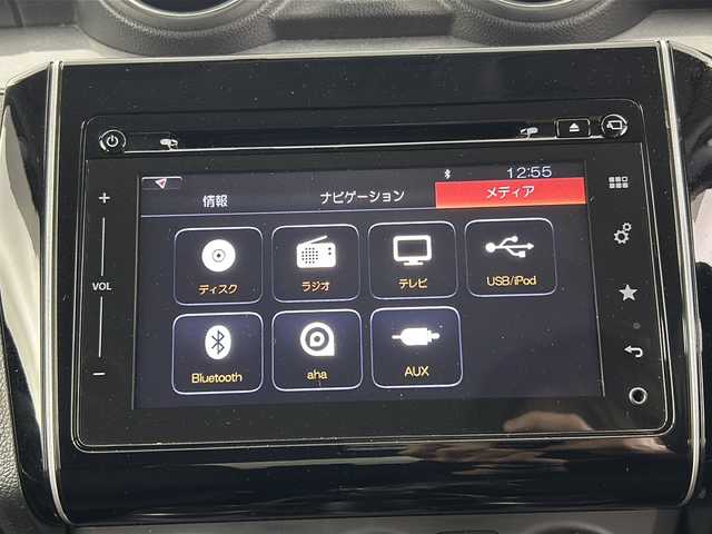 スズキ スイフト HYBRID RS 愛知県 2017(平29)年 6万km ピュアホワイトP 純正8型メモリナビ/（CD/DVD/フルセグTV/Bluetooth/USB）/全方位カメラ/横滑り防止装置/アイドリングストップ/純正16インチAW/LEDヘッドライト/オートライト/ETC/シートヒーター(D席)/パドルシフト/革巻きステアリング/ステアリングスイッチ/純正フロアマット/ドアバイザー/スマートキー＆プッシュスタート