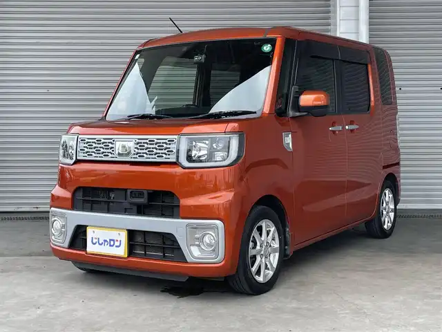 ダイハツ ウェイク X SA 茨城県 2015(平27)年 8万km トニコオレンジメタリック (株)IDOMが運営する【じしゃロン水戸店】の自社ローン専用車両になりますこちらは現金またはオートローンご利用時の価格です。自社ローンご希望の方は別途その旨お申付け下さい/社外ナビ/フリップダウンモニター/ETC/両側スライドドア/片側パワースライドドア