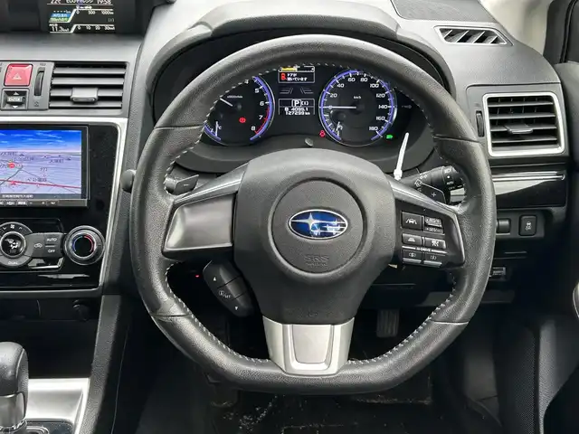 スバル レヴォーグ 1．6GT アイサイト 宮崎県 2014(平26)年 12.8万km クリスタルホワイトP /ナビ(CN-RS02D)//TV/CD/DVD/Bluetooth//バックカメラ//ETC//クルーズコントロール//前席パワーシート//社外フロアマット//純正アルミホイール//ドアバイザー//プッシュスタート//電格ウィンカーミラー//パドルシフト//オートライト