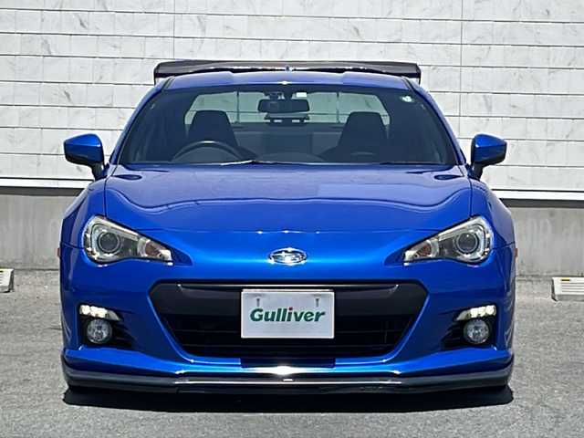 スバル ＢＲＺ S 山形県 2013(平25)年 8.1万km WRブルーマイカ 禁煙車/STiエアロパーツ（F/S/R）/柿本マフラー/カーボンGTウィング/RAYS17インチゴールドAW/社外ナビ(CD.DVD.BT)/フルセグ/バックカメラ/ETC/クルーズコントロール/ドライブレコーダー/プッシュスタート/スマートキーｘ２