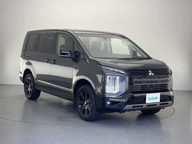 三菱 デリカＤ：５ シャモニー 長野県 2025(令7)年 0.1千km グラファイトグレーメタリック/ブラックマイカ 4WD/ターボ/衝突軽減ブレーキ/レーンキープアシスト/レーダークルーズコントロール/ブラインドスポットモニター/バックカメラ/両側電動スライドドア/運転席パワーシート/ハーフレザーシート/前席シートヒーター/ステアリングヒーター/デジタルインナーミラー/電動パーキングブレーキ/ブレーキホールド/パドルシフト/スマートキー/スペアキー/取扱説明書/保証書