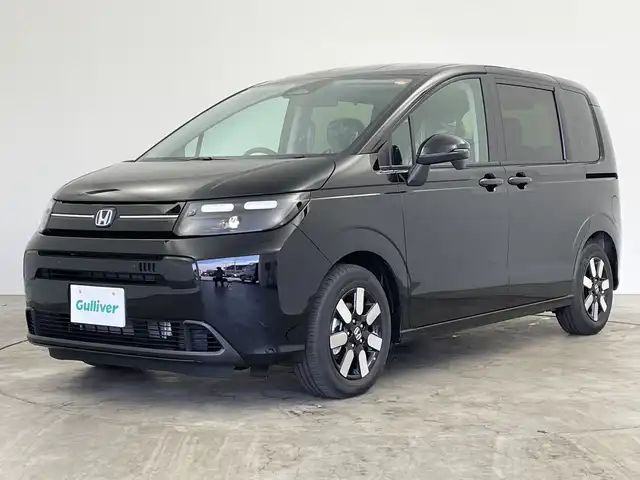 ホンダ フリード ハイブリット e:HEV AIR EX 三重県 2025(令7)年 0.1千km クリスタルブラックパール /純正9インチナビ//フルセグ//バックカメラ//シートヒーター//ホンダセンシング//追従式クルーズコントロール//衝突軽減ブレーキ//レーンキープアシスト//ブラインドスポットモニター//オートハイビーム//コーナーセンサー//リアクーラー//スマートキー×２