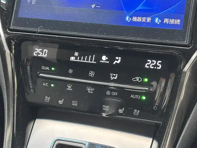 トヨタ ハリアー プレミアム メタル&レザーP 滋賀県 2019(平31)年 6.6万km ホワイトパールクリスタルシャイン ALPINE製10インチナビ/【Bluetooth/CD/DVD/フルセグTV/HDMI】/モデリスタエアロ/レザーシート/バックカメラ/レーダークルーズコントロール/レーンディパーチャーアラート/クリアランスソナー/プリクラッシュセーフティ/LEDヘッドライト/オートマチックハイビーム/D/Nパワーシート/D/Nシートヒーター/D/Nベンチレーション/ビルトインETC/前後ドライブレコーダー/パワーバックドア/電動パーキングブレーキ/オートマブレーキホールド/プッシュスタート/スマートキー/ステアリングリモコン
