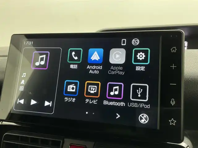 ダイハツ タント カスタム RS 岡山県 2023(令5)年 3.1万km ブラックマイカメタリック 純正9インチデイスプレイオーディオ/（BT/TV/Carplay/HDMI)/全方位カメラ/両側パワースライドドア/スマートアシスト/衝突回避支援/認識シ支援/運転負荷軽減/駐車支援/追従型クルーズコントロール/LEDヘッドライト/オートライト/フォグランプ/USB端子/純正フロアマット/純正ドアバイザー/純正15インチアルミホイール/スペアキー１個