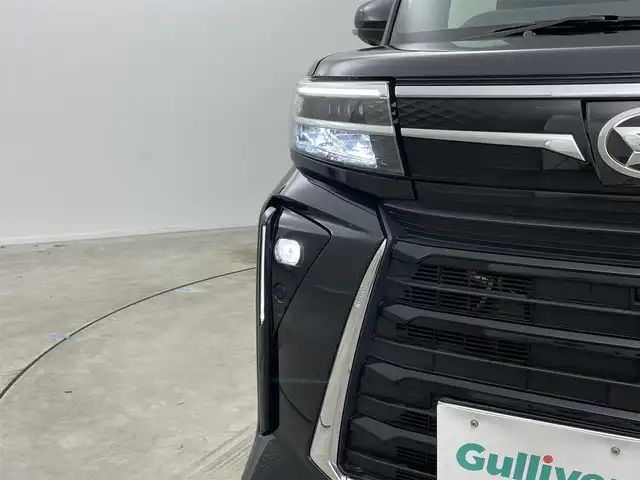 ダイハツ タント カスタム RS 岡山県 2023(令5)年 3.1万km ブラックマイカメタリック 純正9インチデイスプレイオーディオ/（BT/TV/Carplay/HDMI)/全方位カメラ/両側パワースライドドア/スマートアシスト/衝突回避支援/認識シ支援/運転負荷軽減/駐車支援/追従型クルーズコントロール/LEDヘッドライト/オートライト/フォグランプ/USB端子/純正フロアマット/純正ドアバイザー/純正15インチアルミホイール/スペアキー１個