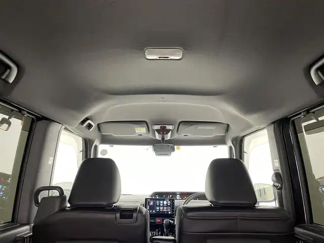 ダイハツ タント カスタム RS 岡山県 2023(令5)年 3.1万km ブラックマイカメタリック 純正9インチデイスプレイオーディオ/（BT/TV/Carplay/HDMI)/全方位カメラ/両側パワースライドドア/スマートアシスト/衝突回避支援/認識シ支援/運転負荷軽減/駐車支援/追従型クルーズコントロール/LEDヘッドライト/オートライト/フォグランプ/USB端子/純正フロアマット/純正ドアバイザー/純正15インチアルミホイール/スペアキー１個