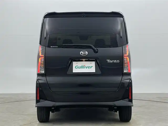 ダイハツ タント カスタム RS 岡山県 2023(令5)年 3.1万km ブラックマイカメタリック 純正9インチデイスプレイオーディオ/（BT/TV/Carplay/HDMI)/全方位カメラ/両側パワースライドドア/スマートアシスト/衝突回避支援/認識シ支援/運転負荷軽減/駐車支援/追従型クルーズコントロール/LEDヘッドライト/オートライト/フォグランプ/USB端子/純正フロアマット/純正ドアバイザー/純正15インチアルミホイール/スペアキー１個