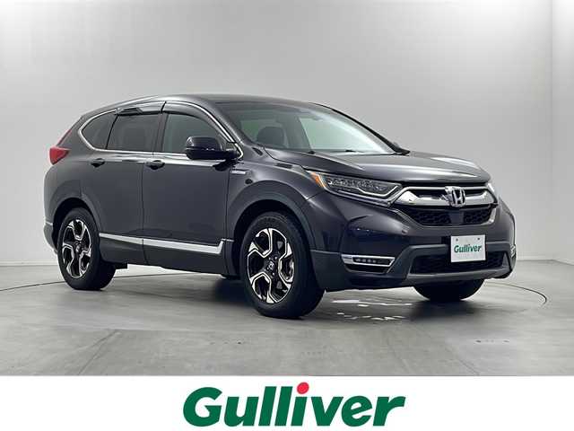 ホンダ ＣＲ－Ｖ ハイブリッド EX 栃木県 2019(平31)年 5.6万km ルーセブラックM 純正７インチナビ VRU-195CVi/（CD/DVD/FM・AM/iPod)/ホンダセンシング　/横滑り防止装置/ドライブレコーダー/ETC2.0/バックカメラ　/D席パワーシート　/前席シートヒーター　/革巻きステアリング/ステアリングリモコン/電動格納ミラー/ドアバイザー/ＬＥＤヘッドライト　/オートライト　/スマートキー