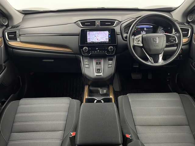 ホンダ ＣＲ－Ｖ ハイブリッド EX 栃木県 2019(平31)年 5.6万km ルーセブラックM 純正７インチナビ VRU-195CVi/（CD/DVD/FM・AM/iPod)/ホンダセンシング　/横滑り防止装置/ドライブレコーダー/ETC2.0/バックカメラ　/D席パワーシート　/前席シートヒーター　/革巻きステアリング/ステアリングリモコン/電動格納ミラー/ドアバイザー/ＬＥＤヘッドライト　/オートライト　/スマートキー