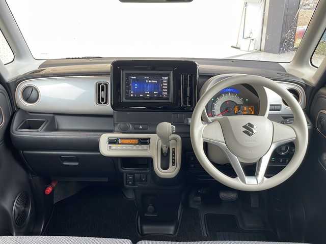 スズキ ワゴンＲ スマイル HYBRID X 愛知県 2023(令5)年 0.2万km オフブルーメタリック/ホワイト2トーン 衝突軽減システム/両側パワースライドドア/シートヒーター/コーナーセンサー/LEDヘッドライト/アイドリングストップ/オートライト/オートエアコン/横滑り防止装置/アイドリングストップ/スマートキー/プッシュスタート
