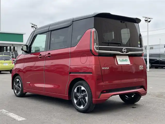 日産 ルークス HWS X プロパイロットED 東京都 2020(令2)年 2.8万km スパークリングレッド/ブラック アラウンドビューモニター/エマージェンシーブレーキ/車線逸脱警報/ソナー/プロパイロット/両側電動スライドドア/アイドリングストップ/横滑り防止措置/ステアリングスイッチ/スマートキー