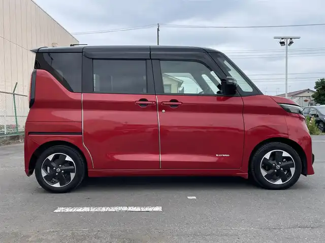 日産 ルークス HWS X プロパイロットED 東京都 2020(令2)年 2.8万km スパークリングレッド/ブラック アラウンドビューモニター/エマージェンシーブレーキ/車線逸脱警報/ソナー/プロパイロット/両側電動スライドドア/アイドリングストップ/横滑り防止措置/ステアリングスイッチ/スマートキー