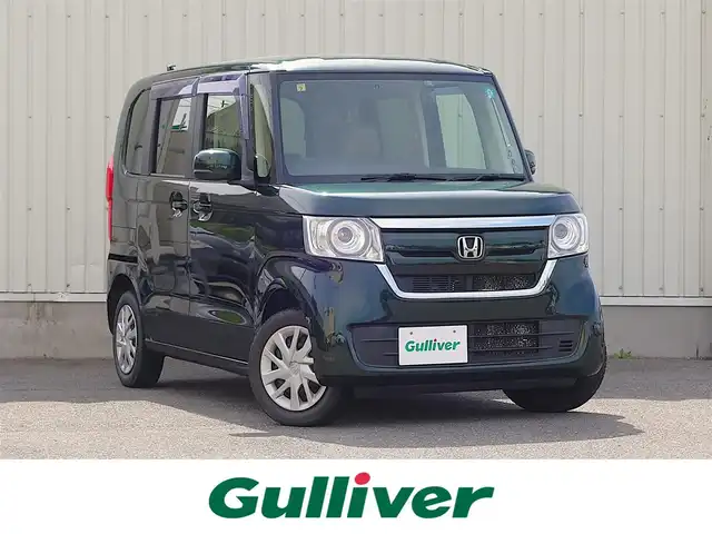 ホンダ Ｎ ＢＯＸ G 山形県 2018(平30)年 5.9万km ブリティッシュグリーンP ４WD/オーディオ/　　【CD　USB AUX】/両側イージークローザードア/シートヒーター/ドライブレコーダー/フロアマット/電動格納ウィンカーミラー/Wエアバッグ/アイドリングストップ/LEDライト/ドアバイザー/スマートキー×２/ETC