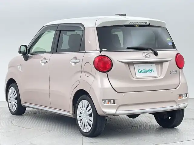 ダイハツ キャスト スタイル X SAⅢ 新潟県 2018(平30)年 3.7万km ライトローズマイカメタリック スマートアシストIII/社外オーディオ/　　CD/AM/FM/USB/HIDオートライト/オートマチックハイビーム/アイドリングストップ/電動格納ミラー/社外フロアマット/ドアバイザー/スペアキー/スマートキー