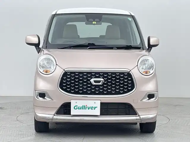 ダイハツ キャスト スタイル X SAⅢ 新潟県 2018(平30)年 3.7万km ライトローズマイカメタリック スマートアシストIII/社外オーディオ/　　CD/AM/FM/USB/HIDオートライト/オートマチックハイビーム/アイドリングストップ/電動格納ミラー/社外フロアマット/ドアバイザー/スペアキー/スマートキー