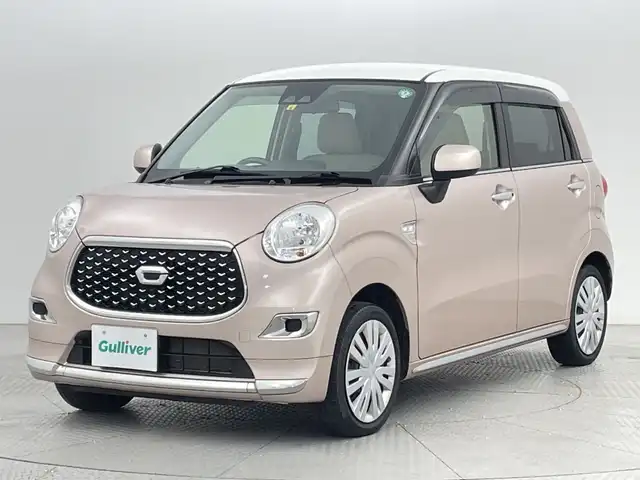 ダイハツ キャスト スタイル X SAⅢ 新潟県 2018(平30)年 3.7万km ライトローズマイカメタリック スマートアシストIII/社外オーディオ/　　CD/AM/FM/USB/HIDオートライト/オートマチックハイビーム/アイドリングストップ/電動格納ミラー/社外フロアマット/ドアバイザー/スペアキー/スマートキー