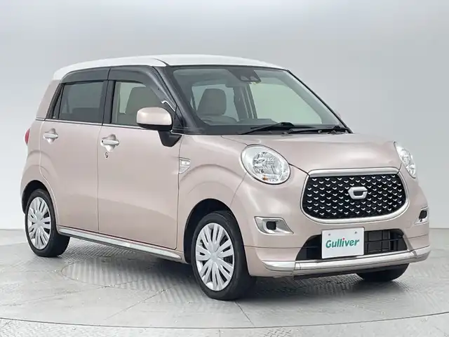 ダイハツ キャスト スタイル X SAⅢ 新潟県 2018(平30)年 3.7万km ライトローズマイカメタリック スマートアシストIII/社外オーディオ/　　CD/AM/FM/USB/HIDオートライト/オートマチックハイビーム/アイドリングストップ/電動格納ミラー/社外フロアマット/ドアバイザー/スペアキー/スマートキー