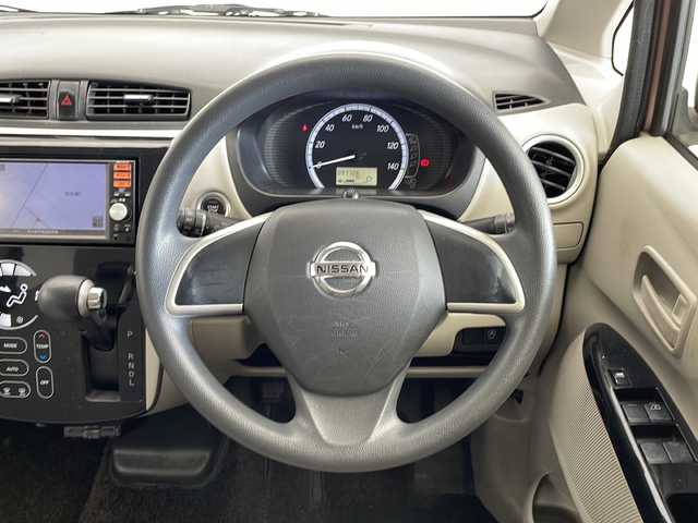日産 デイズ X 石川県 2014(平26)年 9.8万km シルキーローズM 全方位カメラ/バックカメラ/CD/フルセグTV/フロアマット/アイドリングストップ/オートエアコン/スマートキー/プッシュスタート