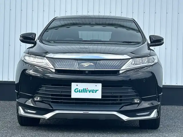 トヨタ ハリアー プログレス メタル&レザーP 千葉県 2019(平31)年 5.4万km ブラック モデリスタフルエアロ/純正9インチナビ(BT/TV/DVD)/全周囲カメラ/レザーシート/衝突被害軽減システム/車線逸脱警報/クルーズコントロール/横滑り防止装置/ETC/ドライブレコーダー/電動リアゲート/アイドリングストップ/LEDヘッドライト/フォグランプ/オートライト/ウィンカーミラー/電動格納ミラー/純正18インチAW/シートヒーター/エアシート/プッシュスタート/スマートキ/フロアマット/ドアバイザー/取扱説明書