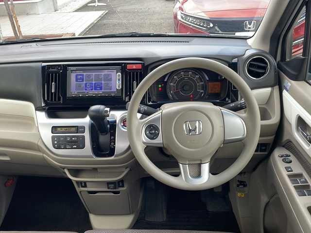 ホンダ Ｎ ＷＧＮ G コンフォートパッケージ 福島県 2015(平27)年 8.7万km プレミアムホワイトパール 4WD 横滑り防止 SD純正ナビ ワンセグTV Bluetooth バックカメラ ETC オートライト 純正LEDライト 純正無限フロアマット  純正無限バイザー 取扱説明書 スマートキー スペアキー