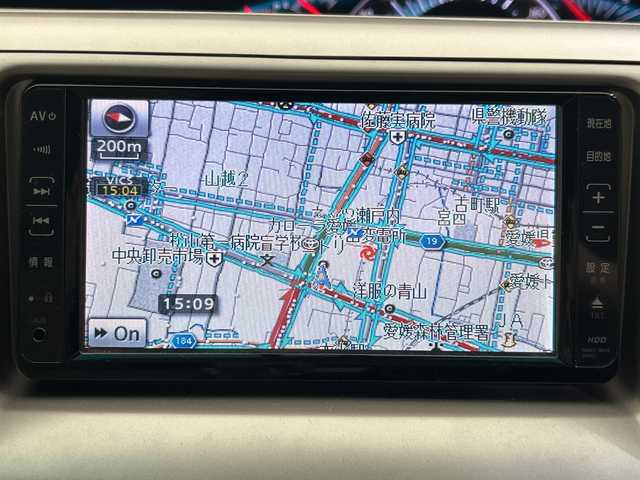 トヨタ エスティマ G 愛媛県 2008(平20)年 4.8万km シルキーゴールドマイカメタリック 純正ナビ／後席モニター／両側電動スライドドア／バックカメラ／クルーズコントロール／ワンセグＴＶ／スマートキー／パワーシート／純正フロアマット／取扱説明書／オートライト／電動格納ミラー／禁煙