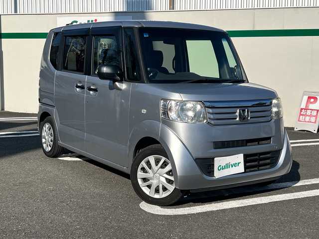 ホンダ Ｎ ＢＯＸ ＋ G Lパッケージ 東京都 2013(平25)年 3.8万km アラバスターシルバーメタリック エンジンスタートボタン/GathersワンセグTVナビ(VXM-128VS)/(USB/AUX)/バックカメラ/純正フロアマット/横滑り防止装置/スマートキー