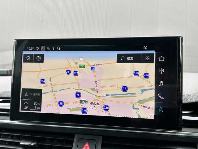 アウディ Ａ４ 40TDIクワトロ Sライン 道東・釧路十勝 2022(令4)年 1万km ミトスブラックメタリック ４WD/純正MMIナビ/　BT/USB/AppleCarPlay/フルセグ/サラウンドビューカメラ/純正ETC2.0/純正前後ドライブレコーダー/アウディプレセンス/レーンキーピングアシスト/アダプティブクルーズコントロール/パークディスタンスコントロール/パーキングアシスト/ハーフレザーシート/フロントパワーシート/フロントシートヒーティング/バーチャルコックピット/マトリクスLEDヘッドライト/純正18インチAW/純正フロアマット/取扱説明書/保証書