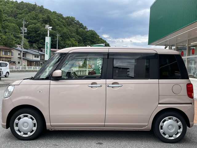 ダイハツ ムーヴ キャンバス X LTD SA Ⅲ 岐阜県 2018(平30)年 3.8万km ライトローズマイカメタリックⅡ 社外メモリナビ/両側パワースライドドア/バックカメラ/フルセグTV AM FM CD DVD Bluetooth/ベンチシート/オートライト/オートハイビーム/社外フロアマット/前方ドライブレレコーダー