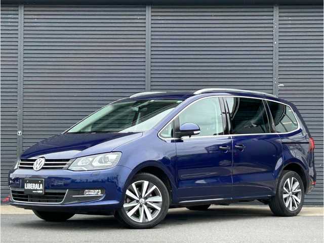 フォルクスワーゲン シャラン TDI ハイライン 茨城県 2022(令4)年 3.9万km アトランティックブルーメタリック 両側ＰＷスライドドア　/オールインＳＦＴ　/ＡＣＣ　/ＬＫＡ　/ＢＳＡ　/Ｂカメラ　/ＰＤＣ　/ディスプレイオーディオ　/ＣａｒＰｌａｙ　/ＢＴ　/ＵＳＢ　/半革　/シートヒーター　/ＰＷテールゲート　/ＥＴＣ　/パドルシフト/禁煙車