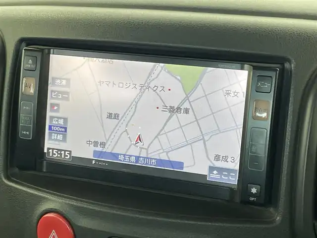 日産 キューブ 15X Mセレクション 埼玉県 2011(平23)年 6.8万km ホワイトパール 純正メモリナビ　Ｂｌｕｅｔｏｏｔｈ　ＥＴＣ　地デジフルセグＴＶ　エアコン　インテリジェントスマートキー　プッシュスタート　電動格納ミラー　ヘッドライトレベライザー　パワーウィンドウ