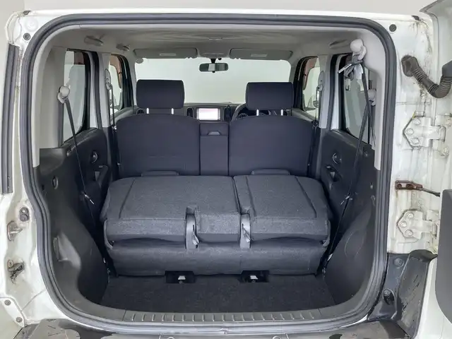 日産 キューブ 15X Mセレクション 埼玉県 2011(平23)年 6.8万km ホワイトパール 純正メモリナビ　Ｂｌｕｅｔｏｏｔｈ　ＥＴＣ　地デジフルセグＴＶ　エアコン　インテリジェントスマートキー　プッシュスタート　電動格納ミラー　ヘッドライトレベライザー　パワーウィンドウ
