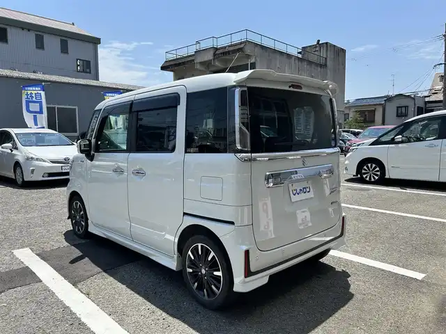 スズキ スペーシア カスタム HYBRID XS 京都府 2018(平30)年 11万km ピュアホワイトP (株)IDOMが運営する【じしゃロン伏見店】の自社ローン専用車両になりますこちらは現金またはオートローンご利用時の価格です。自社ローンご希望の方は別途その旨お申付け下さい