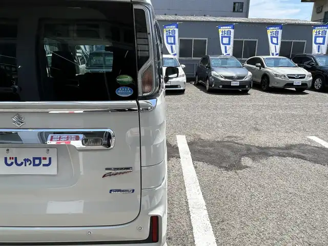 スズキ スペーシア カスタム HYBRID XS 京都府 2018(平30)年 11万km ピュアホワイトP (株)IDOMが運営する【じしゃロン伏見店】の自社ローン専用車両になりますこちらは現金またはオートローンご利用時の価格です。自社ローンご希望の方は別途その旨お申付け下さい