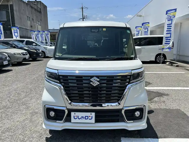 スズキ スペーシア カスタム HYBRID XS 京都府 2018(平30)年 11万km ピュアホワイトP (株)IDOMが運営する【じしゃロン伏見店】の自社ローン専用車両になりますこちらは現金またはオートローンご利用時の価格です。自社ローンご希望の方は別途その旨お申付け下さい