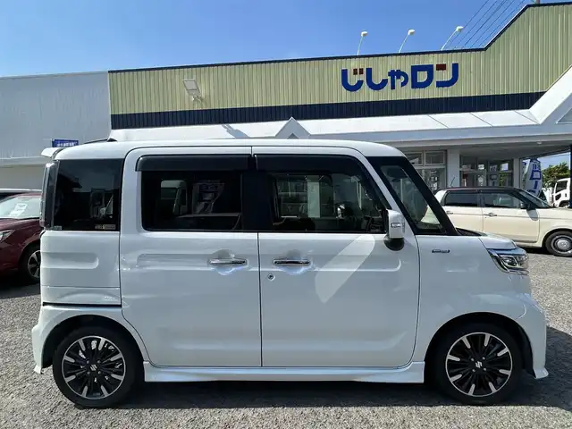スズキ スペーシア カスタム HYBRID XS 京都府 2018(平30)年 11万km ピュアホワイトP (株)IDOMが運営する【じしゃロン伏見店】の自社ローン専用車両になりますこちらは現金またはオートローンご利用時の価格です。自社ローンご希望の方は別途その旨お申付け下さい