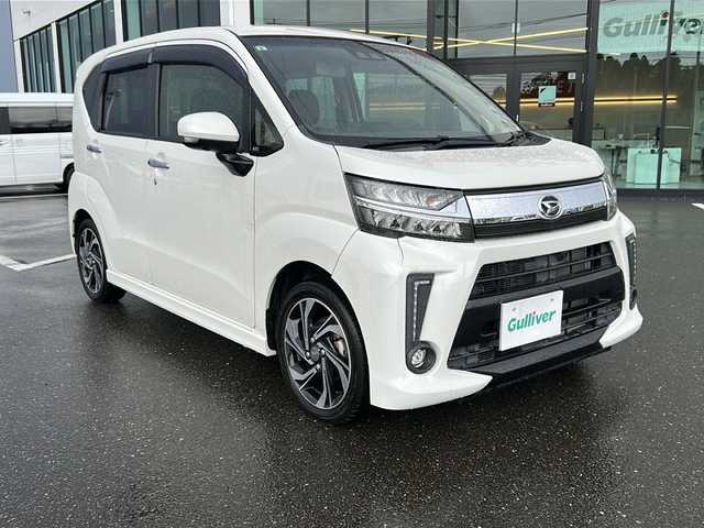 ダイハツ ムーヴ カスタム RS ハイパーLTD SAⅢ 鹿児島県 2019(令1)年 3.5万km パールホワイトⅢ 社外ナビ/Bluetooth/CD/社外オーディオ/ECLIPSE（AVN-R8W）/パーキングアシスト/ワンセグ/プッシュスタートボタン/純正アルミホイール/全方位バックカメラ/オートライト/パワーウィンドウ/電動格納ミラー/衝突被害軽減システム