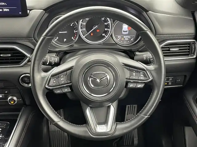 マツダ ＣＸ－８ XD ブラックトーンエディション 岡山県 2021(令3)年 6.4万km スノーフレイクホワイトパールマイカ 純正10.25インチSDナビ/（Carplay/フルセグTV/USB/Bluetooth）/ルーフレール/全方位カメラ/ETC/横滑り防止装置/レーンキープアシスト/オートマチックハイビーム/D/N席シートヒーター/D/N席パワーシート/LEDヘッドライト/ブラインドスポットモニター/アイドリングストップ/ステアリングヒーター/電動リアゲート/コーナーセンサー/プッシュスタート/スマートキー/スペアキー/ミュージックプレイヤー/純正フロアマット/純正19インチアルミホイール/新車保証書/取扱説明書