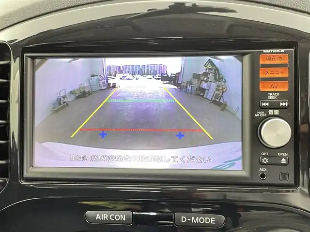 日産 ジューク 15RX 千葉県 2015(平27)年 11.3万km ブリリアントホワイトパール 純正7インチSDナビ/CD DVD AUX BT フルセグ/バックカメラ/横滑り防止装置/オートライト/社外16インチアルミホイール/ドアバイザー/ウィンカーミラー/アイドリングストップ/純正フロアマット/プッシュスタート/スマートキー/ETC