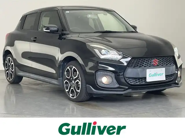 スズキ スイフト スポーツ 愛知県 2019(令1)年 6.4万km スーパーブラックパール 社外オーディオ　ＭＴ車　シートヒーター　禁煙車　ドラレコ　ＬＥＤヘッドライト　フォグランプ　クルーズコントロール　ＵＳＢポート　プッシュスタート　スマートキー　純正フロアマット　純正アルミホイール