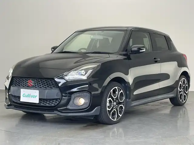 スズキ スイフト スポーツ 愛知県 2019(令1)年 6.4万km スーパーブラックパール 社外オーディオ　ＭＴ車　シートヒーター　禁煙車　ドラレコ　ＬＥＤヘッドライト　フォグランプ　クルーズコントロール　ＵＳＢポート　プッシュスタート　スマートキー　純正フロアマット　純正アルミホイール
