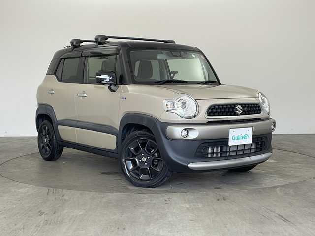 スズキ クロスビー HYBRID MZ 兵庫県 2019(平31)年 2.7万km キャラバンアイボリーパールメタリック/ブラック 2トーンルーフ ・ワンオーナー/・純正ナビ（CN-RZ743W）/・CD/DVD/SD/BT/USB/フルセグTV/・バックカメラ、全方位カメラ/・デュアルセンサーブレーキサポート/・車線維持支援機能/・クルーズコントロール/・クリアランスソナー/・横滑り防止装置/・アイドリングストップ/・パドルシフト/・ステアリングリモコン/・LEDヘッドライト/・オートライト/・フォグランプ/・前席シートヒーター/・前後ドライブレコーダー（WHSR-532）/・ビルトインETC/・後方コーナーセンサー/・革巻きステアリング/・純正フロアマット/・純正１６インチアルミホイール/・電動格納ミラー/・サイドバイザー/・スマートキー/・スペアキー/・プッシュスタート