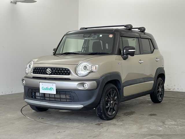 スズキ クロスビー HYBRID MZ 兵庫県 2019(平31)年 2.7万km キャラバンアイボリーパールメタリック/ブラック 2トーンルーフ ・ワンオーナー/・純正ナビ（CN-RZ743W）/・CD/DVD/SD/BT/USB/フルセグTV/・バックカメラ、全方位カメラ/・デュアルセンサーブレーキサポート/・車線維持支援機能/・クルーズコントロール/・クリアランスソナー/・横滑り防止装置/・アイドリングストップ/・パドルシフト/・ステアリングリモコン/・LEDヘッドライト/・オートライト/・フォグランプ/・前席シートヒーター/・前後ドライブレコーダー（WHSR-532）/・ビルトインETC/・後方コーナーセンサー/・革巻きステアリング/・純正フロアマット/・純正１６インチアルミホイール/・電動格納ミラー/・サイドバイザー/・スマートキー/・スペアキー/・プッシュスタート