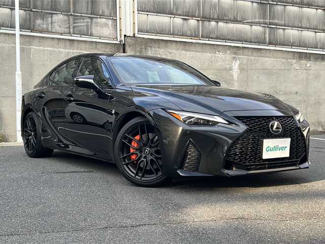 レクサス ＩＳ 300 Fスポーツ モードブラックⅢ 愛知県 2023(令5)年 1.8万km グラファイトブラックガラスフレーク ワンオーナー/禁煙車/サンルーフ/オレンジキャリパー/純正ナビ/フルセグTV・CD・DVD・Bluetooth・USB・SD/前席パワーシート/前席シートヒーター・ベンチレーターシート/運転席シートメモリー/パノラミックビューモニター/パドルシフト/レーダークルーズコントロール/レーントレーシングアシスト（LTA）/ブラインドスポットモニター（BSM)/パーキングサポートアラート（PKSA)/リヤクロストラフィックアラート（RCTA)/パーキングサポートブレーキ（PKSB)/クリアランスソナー/ロードサインアシスト（RSA)/前後ドライブレコーダー（コムテック製TZ-DR210)/ステアリングスイッチ/ビルトインETC2.0/プリクラッシュセーフティー/アイドリングストップ/オートブレーキホールド/LEDヘッドライト/オートライト/オートハイビーム/ISOFIX/純正フロアマット/カードキー/スペアスマートキー/保証書/取扱説明書/ディーラー点検整備記録簿 1カ月・R6・R7