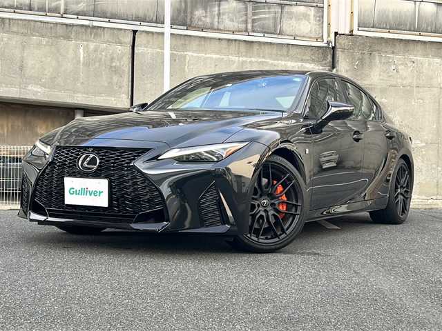 レクサス ＩＳ 300 Fスポーツ モードブラックⅢ 愛知県 2023(令5)年 1.8万km グラファイトブラックガラスフレーク ワンオーナー/禁煙車/サンルーフ/オレンジキャリパー/純正ナビ/フルセグTV・CD・DVD・Bluetooth・USB・SD/前席パワーシート/前席シートヒーター・ベンチレーターシート/運転席シートメモリー/パノラミックビューモニター/パドルシフト/レーダークルーズコントロール/レーントレーシングアシスト（LTA）/ブラインドスポットモニター（BSM)/パーキングサポートアラート（PKSA)/リヤクロストラフィックアラート（RCTA)/パーキングサポートブレーキ（PKSB)/クリアランスソナー/ロードサインアシスト（RSA)/前後ドライブレコーダー（コムテック製TZ-DR210)/ステアリングスイッチ/ビルトインETC2.0/プリクラッシュセーフティー/アイドリングストップ/オートブレーキホールド/LEDヘッドライト/オートライト/オートハイビーム/ISOFIX/純正フロアマット/カードキー/スペアスマートキー/保証書/取扱説明書/ディーラー点検整備記録簿 1カ月・R6・R7