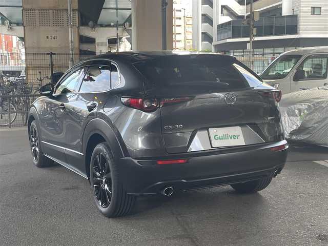 マツダ ＣＸ－３０ 20S ブラックトーンED 埼玉県 2023(令5)年 0.4万km マシーングレープレミアムM スマートブレーキサポート/・AT誤発進抑制制御/・レーダークルーズコントロール/・パーキングセンサー（フロント・リア）/・車線逸脱警報システム/・レーンキープアシスト/・ブラインドスポットモニタリング/・接近車両検知/マツダ純正SDナビ/・Bluetooth/・バックカメラ/・360度カメラ/アクティブドライビングディスプレイ/マツダ純正18インチアルミホイール/アドバンストキーレスエントリーシステム/・ブラックエンジンスタートリング/パワーバックドア/パドルシフト/LEDヘッドライト/・オートライト/ワンオーナー/新車保証書/取扱説明書