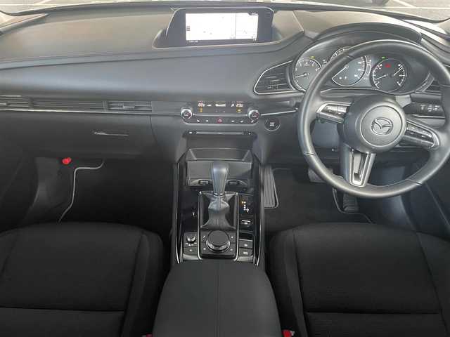 マツダ ＣＸ－３０ 20S ブラックトーンED 埼玉県 2023(令5)年 0.4万km マシーングレープレミアムM スマートブレーキサポート/・AT誤発進抑制制御/・レーダークルーズコントロール/・パーキングセンサー（フロント・リア）/・車線逸脱警報システム/・レーンキープアシスト/・ブラインドスポットモニタリング/・接近車両検知/マツダ純正SDナビ/・Bluetooth/・バックカメラ/・360度カメラ/アクティブドライビングディスプレイ/マツダ純正18インチアルミホイール/アドバンストキーレスエントリーシステム/・ブラックエンジンスタートリング/パワーバックドア/パドルシフト/LEDヘッドライト/・オートライト/ワンオーナー/新車保証書/取扱説明書